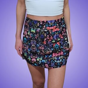 Lululemon Athletica Hotty Hot High-Rise Skirt Built-in Liner 4 Flowerscope NWT
